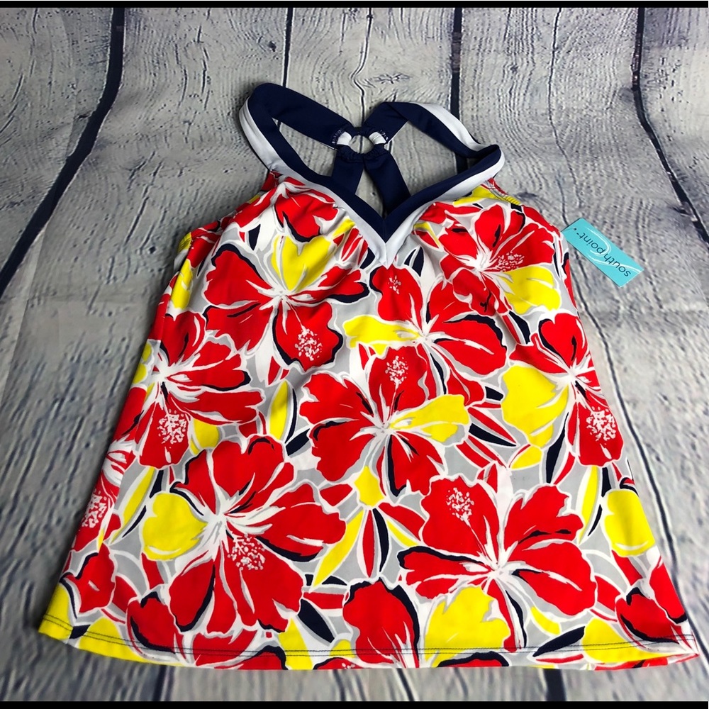 South Point tankini top. Size 10